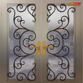Premium wrought iron door sets and windows Vietnam supplier for elegant secure entrance solutions with ornate craftsmanship