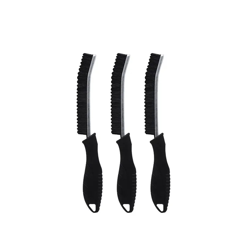 3pcs Kitchen Sink Tile Blind Spot Cleaning Multifunctional Window Groove Dust Hard Brush Crevice Brush