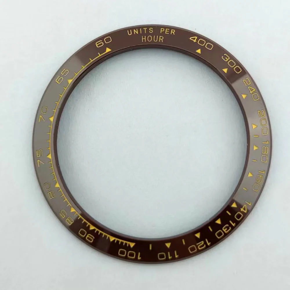 Somiis High Quality Ceramic Bezel 38.50mm X 30.50mm Inclined Insert for RLX for Mens Watch Accessories