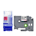 Tatrix Black on Red TZ431 TZe431 TZ-431 TZe-431 12mm  Compatible Laminated Label Tape Cartridge for Brother P Touch PT-2030