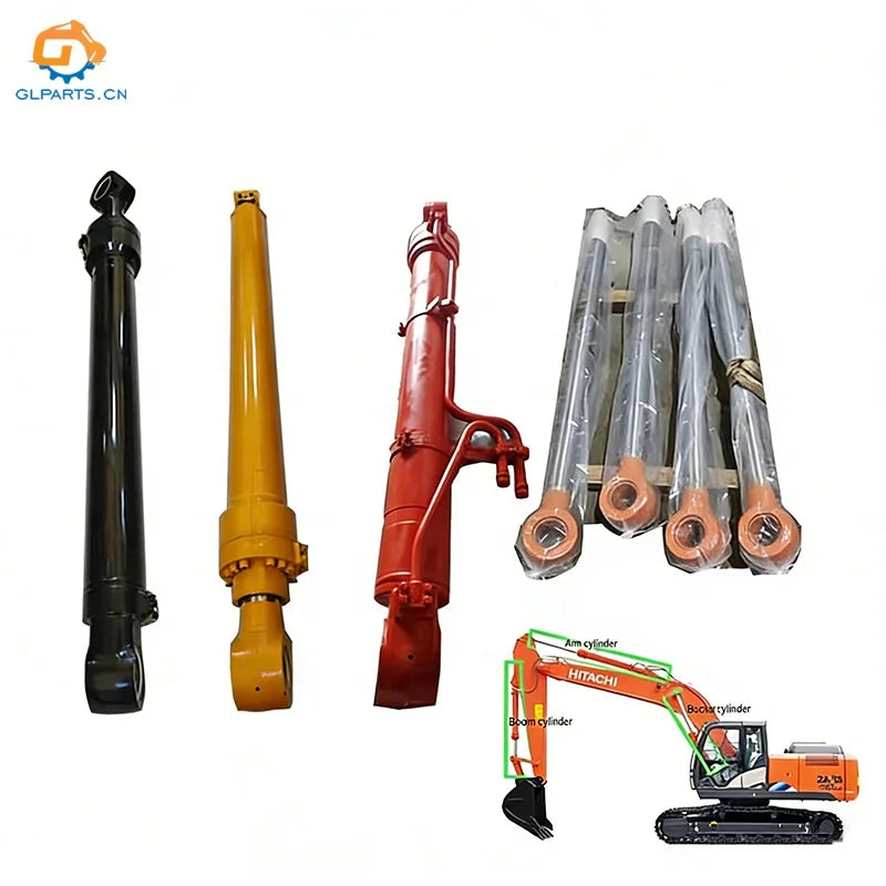 ZAX350 ZAX350-3 ZX350-3G Excavator Hydraulic Arm Boom Bucket Cylinder Assembly 4711562 4711563YA00016045