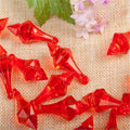Transparent Acrylic Beaded Crystal Vase Pendant Beaded Jewelry Accessories