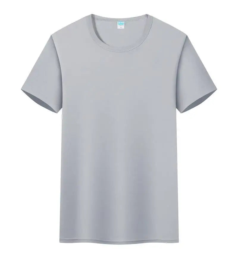 Oem customized cross border sublimated short sleeved foreign trade european size quick drying t shirt