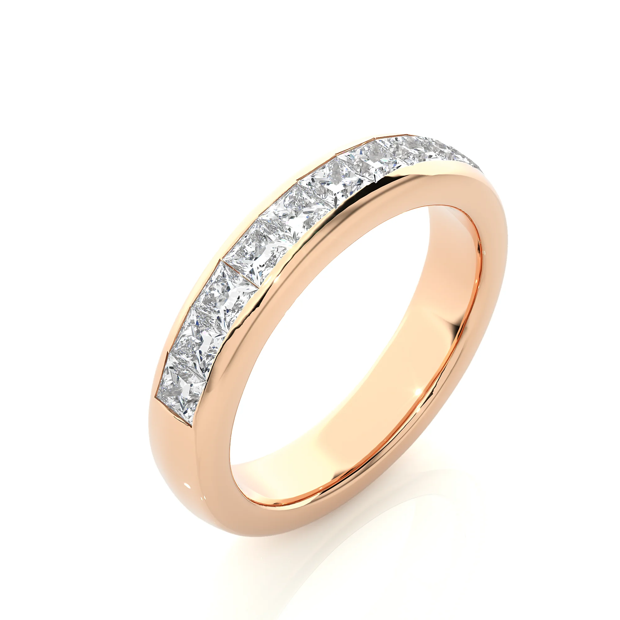 Wholesale Customizable 14K Lab Grown Brilliant Cut Classic IGI Certified Solid Gold Rings Women Stylish Simple Plain Daily Wear