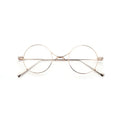 Luxury Vintage Round Metal Eyewear New Classic Retro Eyeglasses Frame Diamond Face Shape Match for Men and Women