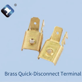 ISO Only Custom Stamping Metal Brass Quick-Disconnect Terminal Connectors Lead Frame and Precision Stamping Hardware Parts OEM