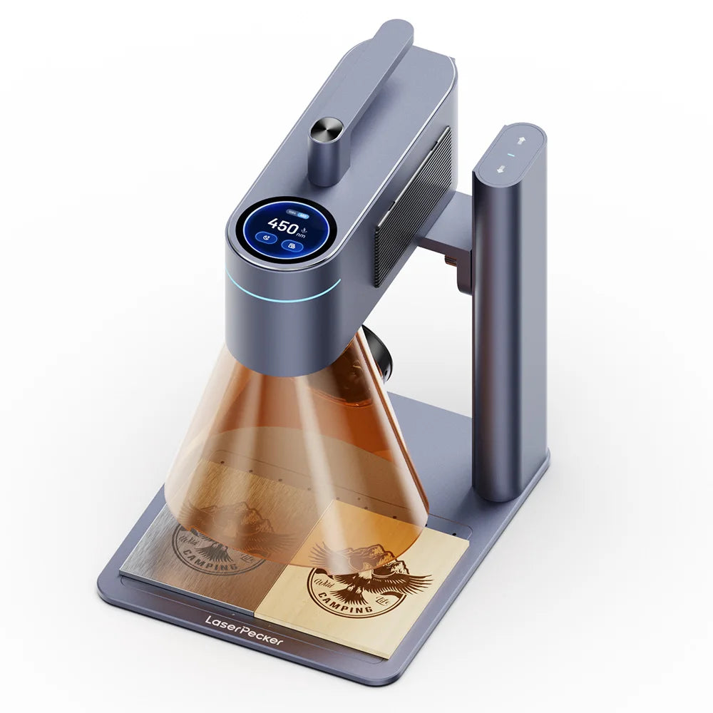 LaserPecker LP4 Dual-Laser Engraving Machine Multi-Material Jewelry Watch Leather Gift DIY Engraving Tool Resolution Max 8k