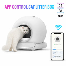 ODM Automatic Cat Litter Box Smart Self Cleaning Odor Free Factory Wholesale Custom Logo