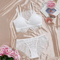 Wholesale Custom Processing Seamless Front Closure 3/4 Cup Wireless Push-Up Lace Floral Pattern Sexy Breathable Hipster Bikini