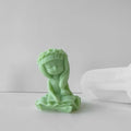 Crown Silicone Candle Mold Fairy Plaster Doll Decoration Flower Long Hair Princess Soap Resin Making Chocolate Crown Angel Gifts