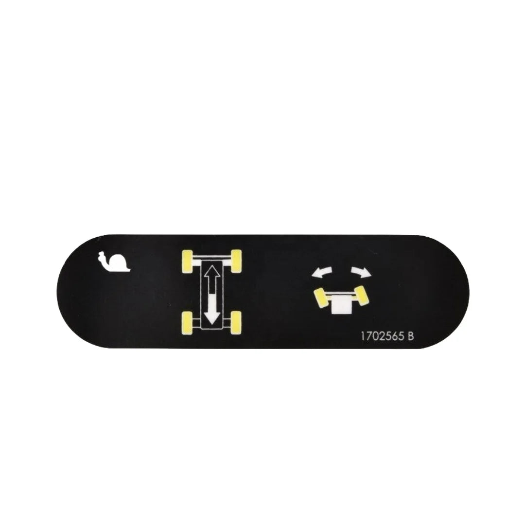 HNARL Joystick Overlay Decal Safety Label for Upper Control Boxes 1702565 JL1702565 JLG Drive Steer Decal