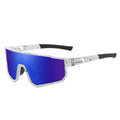 Polarized Sports Sunglasses UV400 Protection Glasses for Boys Girls Blue Gray PC Frame for Baseball Softball Cycling