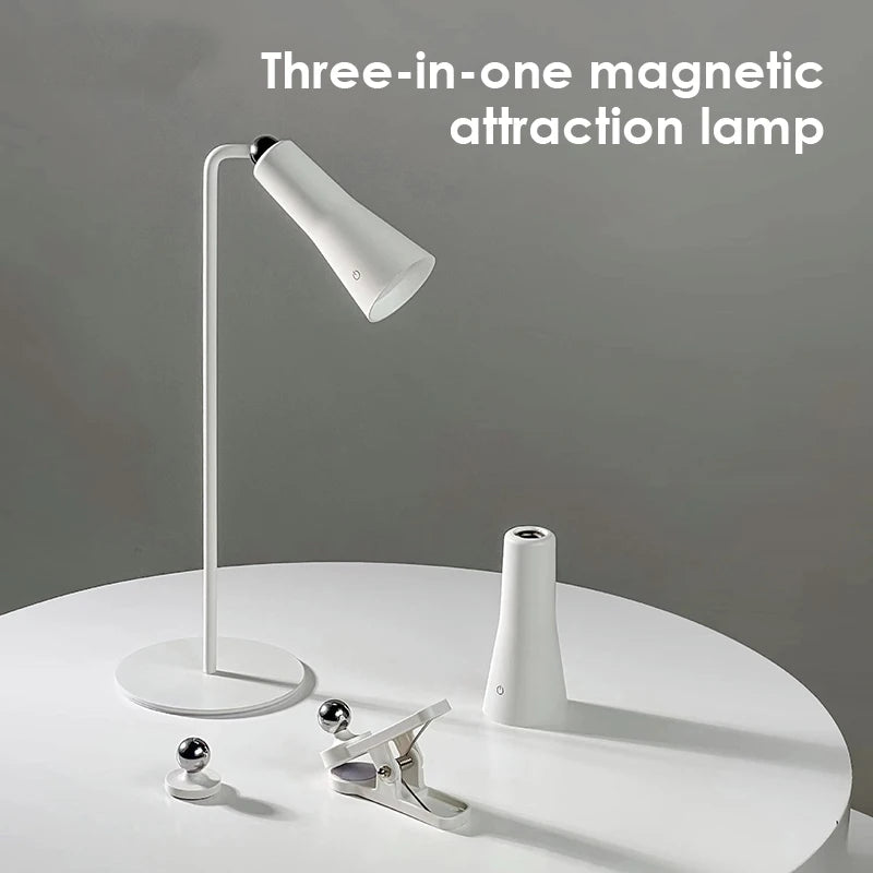 JAIYI Portable Eye-Protecting Desk Lamp with Magnetic Connector - Desk Lamp for Reading and Studying