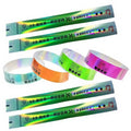 HXY Wholesale Waterproof Disposable RFID Tyvek Paper Holographic Plastic Wristbands with Custom Logo for Event Club Entrance