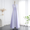 Jancember SZ276 Unique Lilac Simple Square Collar Evening Prom Dresses With Shawl
