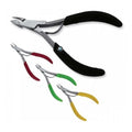 4pcs Professional Stainless Steel Cuticle Cutter Silicone Handle Non-Slip Extreme Sharp Nail Nipper Wide Jaw Opening Finger Baby