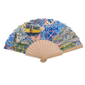 Chinese Custom Wooden Fan Abanicos Para Boda Decor Sandalwood Handfan Abanico De Madera Espaol Custom Printed Custom Folding Fan
