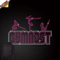 Hot Sales Hot Fix Rhinestone Transfer Motif for Garment Gymnastics Rhinestone Heat Transfer
