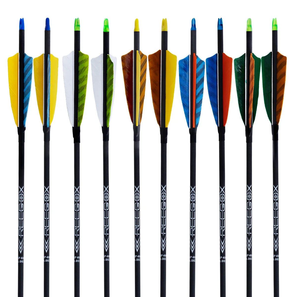 Factory Wholesale High Quality Pure Carbon Arrows 4 Inch Turkey Feather Customized ID Straightness Spine Shooting Hunting Arrows