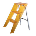 3-step Folding Ladder Acrylic Transparent Zigzag Ladder Household Foldable Ladder