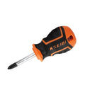 KSEIBI High Quality STUBBY SCREWDRIVER SET 2-PC 2-PC SET-25 mm for for Slotted Straight Head Screws