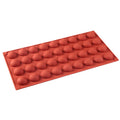 6 Cavity Hemispherical Silicone Cake Mold Used To Make Baking Molds For Hot Chocolate Bombs