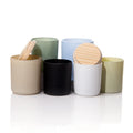 Customized Colorful Empty Candle Jar Glass Candle Jar with Lid