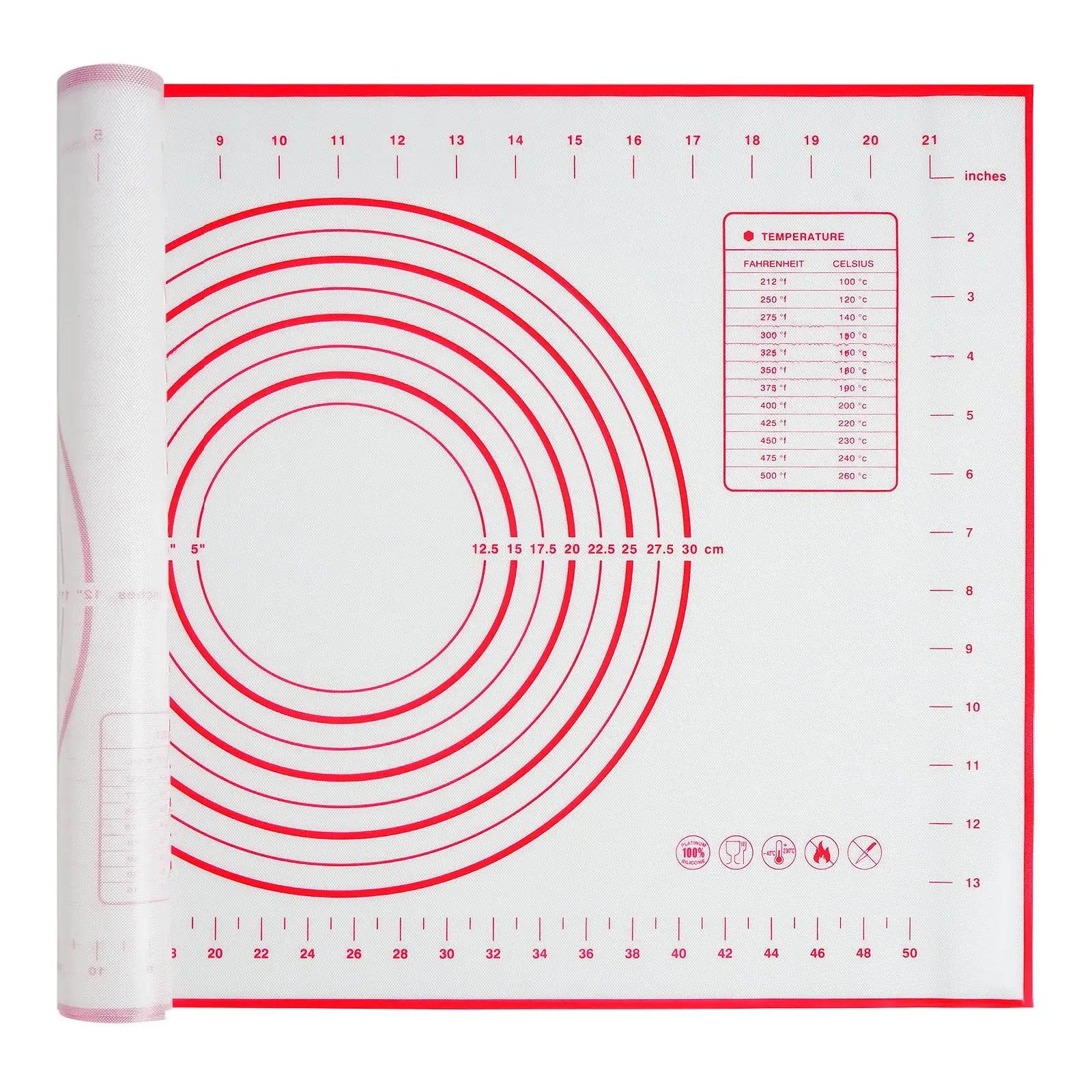 Silicone Baking Mat Liners Pizza Pastry Rolling Dough Non-stick Baking Mat New Product