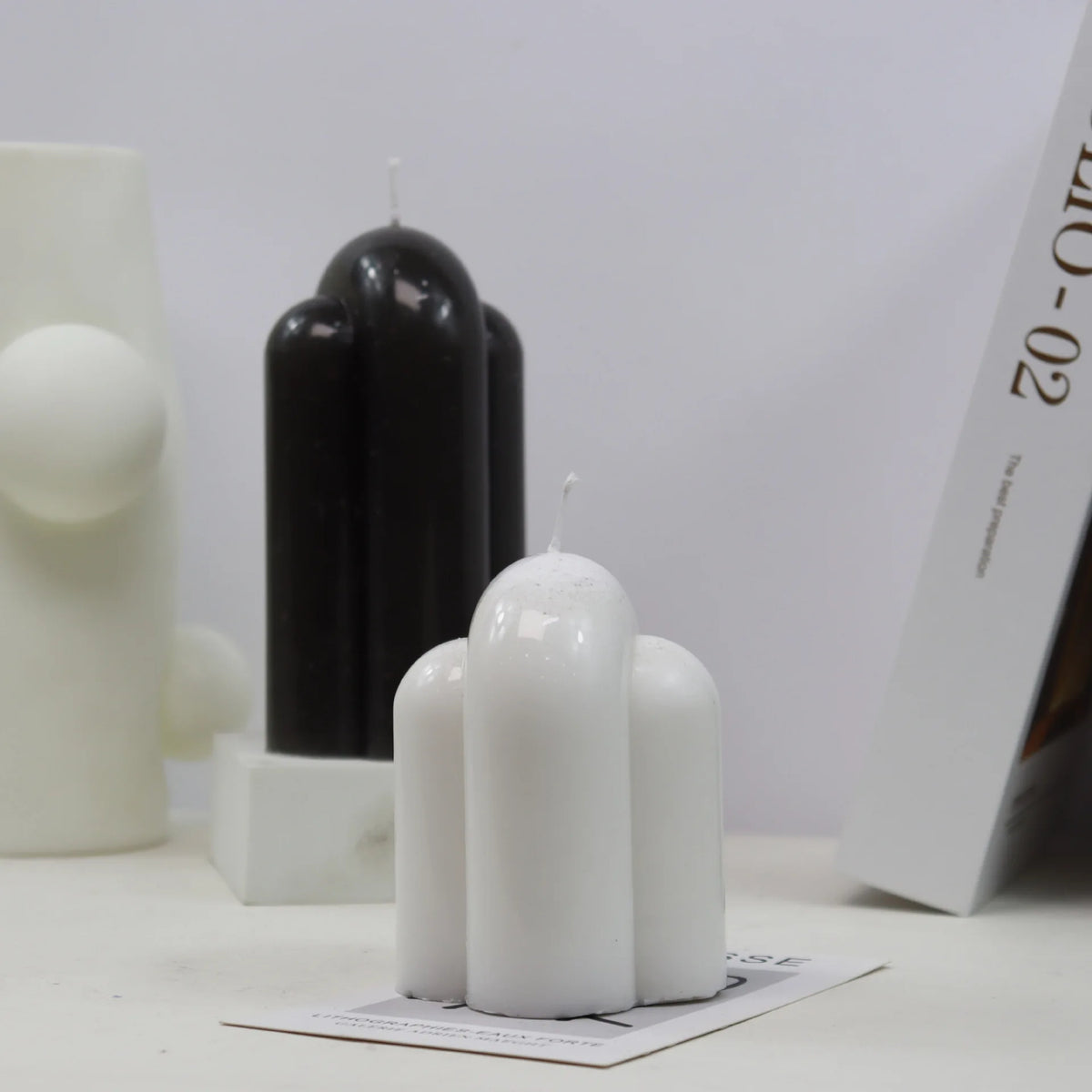 Home Decor Art Arched Curved candles Cross U shape Candle Mould Sculpture Arch Candle Silicone Mold MegaBDM