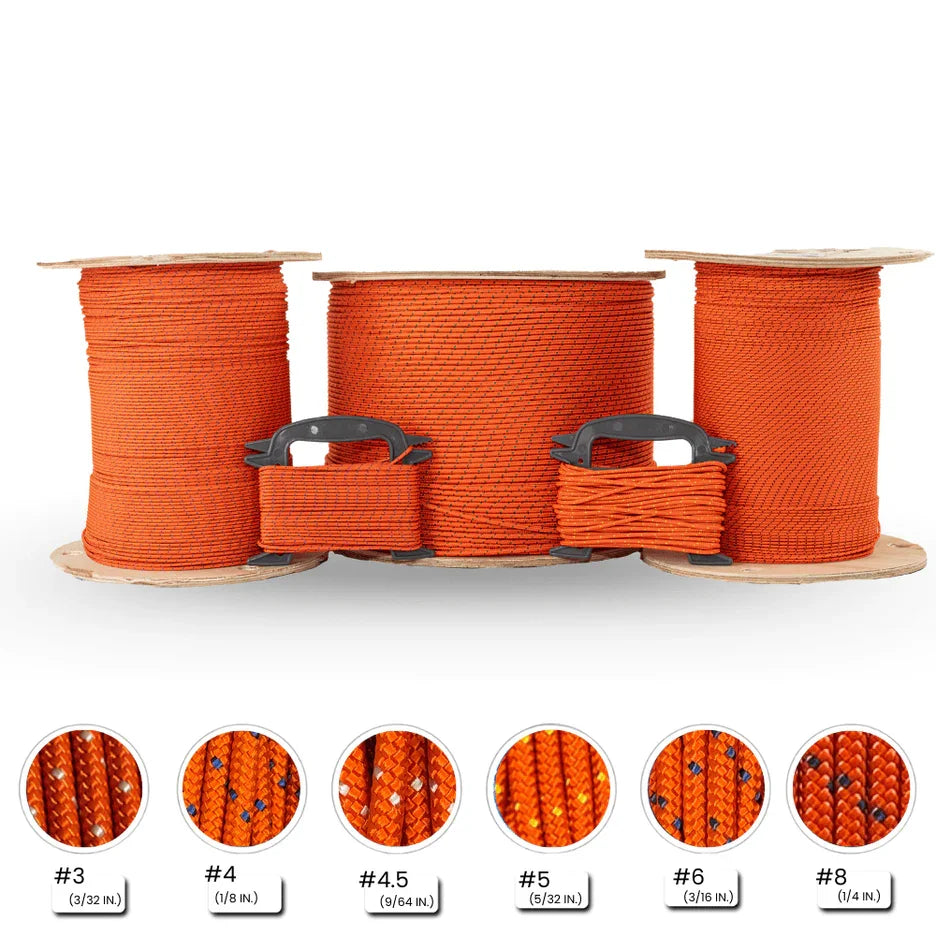 UV Resistant White Decor Solid Double Braided 2mm 3mm 5mm 6mm 8mm 10mm Nylon Polyester Starter Rope