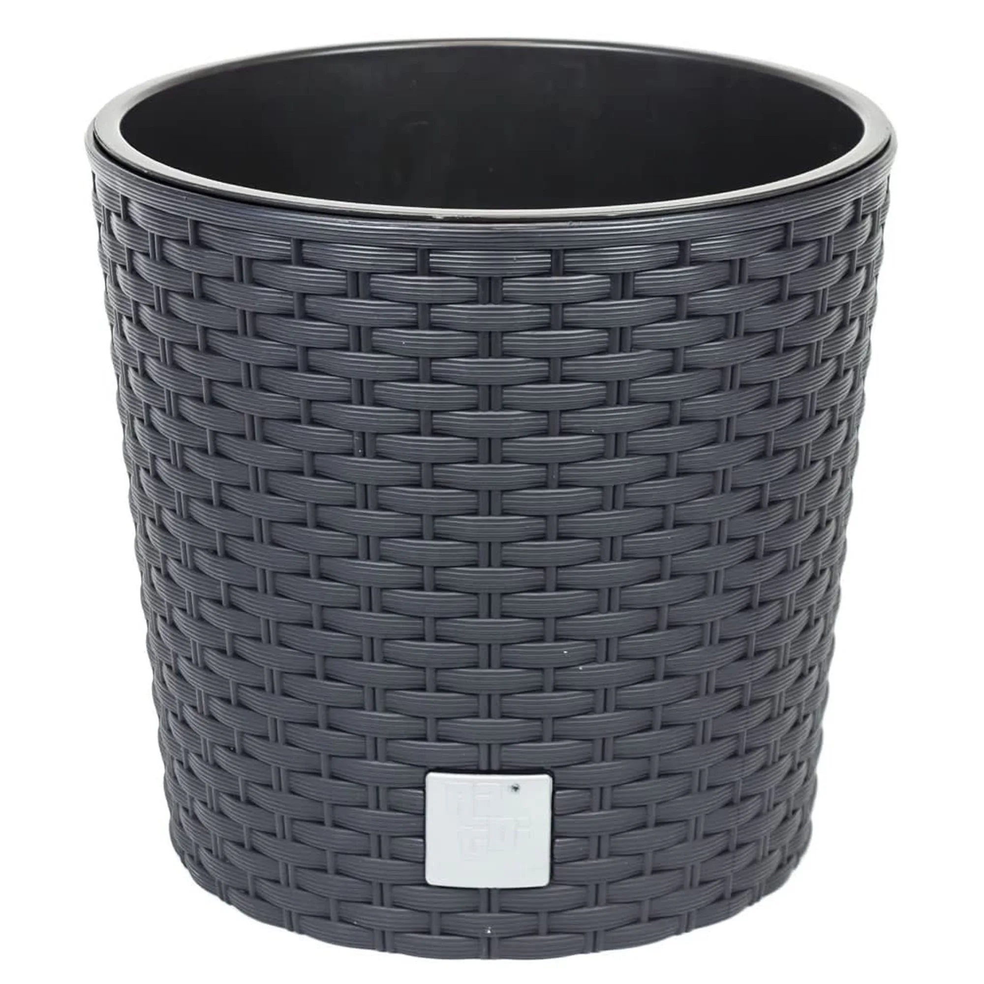 Rato round 37.65 liter pot with planting cup in anthracite color 40 x 40 x 37.5 cm
