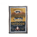 HYUGA Portable Cotton Blanket (Bohemian Style Unisex) for Outdoor Adventures Camping Travel & Hiking