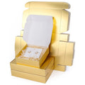 CZY Directly Factory Supply Custom Printed Gold and Blacks Chocolate Packaging Box With Divider