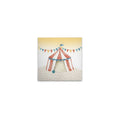 Made in Germany - Home Decor Canvas Picture circus tent nursery - wall mural in colourful and beige - Stretcher frame art