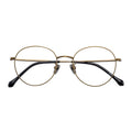 Classic Retro Round Metal Optical Eyewear Frame Glasses Diamond Face Shape Match