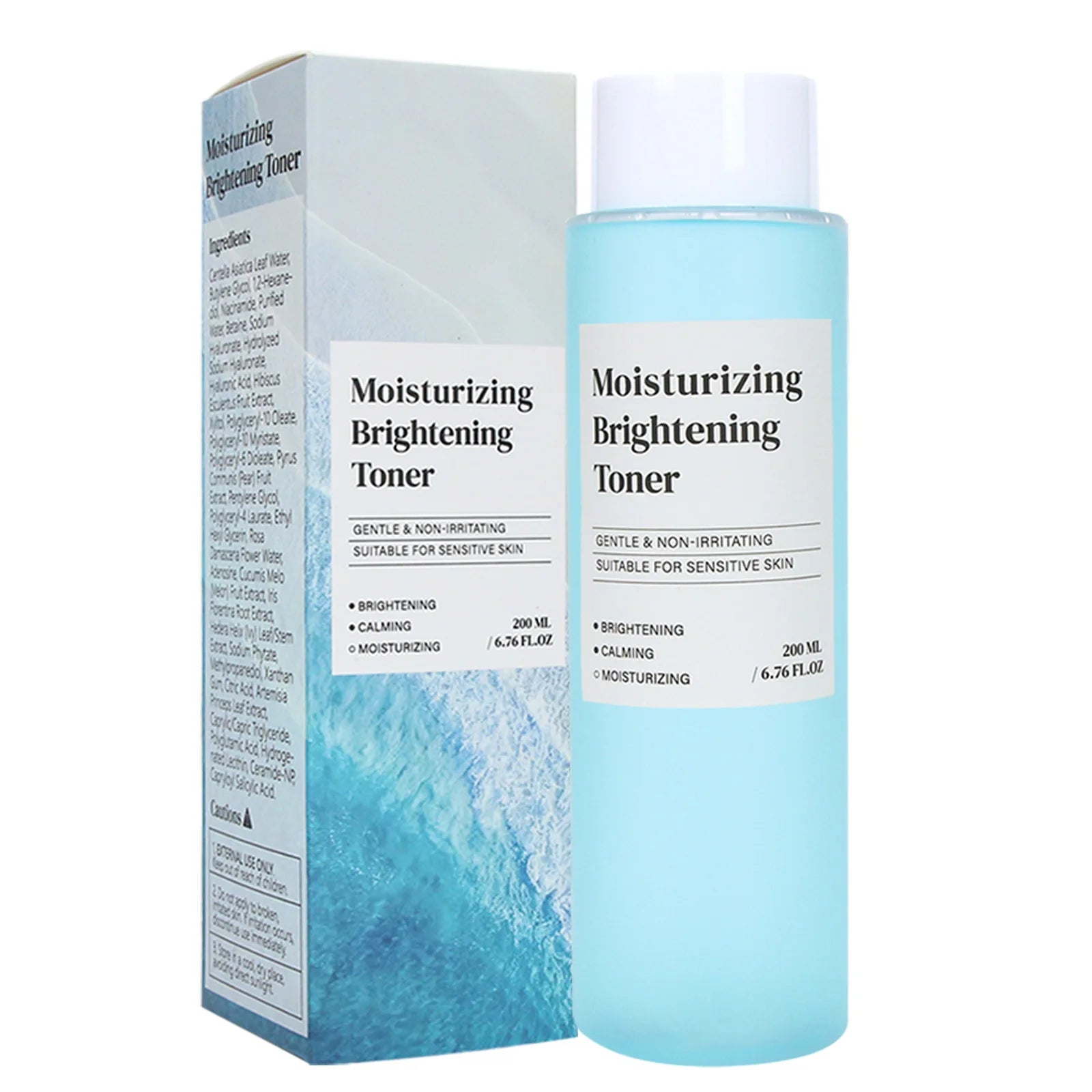 BLIW Private Label Calming Refreshing Glow Skin Centella Asiatica Hyaluronic Acid Niacinamide Moisturizing Brightening Toner