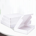 Customized Folding Recycled Craft Paper Box White Corrugated Cardboard Boxes for Shipping