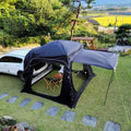 Portable Outdoor 210D Oxford Tent for SUV PU2000mm Automatic Quick Opening Car Rear Shade Tent for Camping