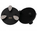 Werkmaster 3\" Standard Teardrop 3 Segment Diamond Grinding Pad High Hardness OEM OBM Customizable Abrasive Disc for Contractors
