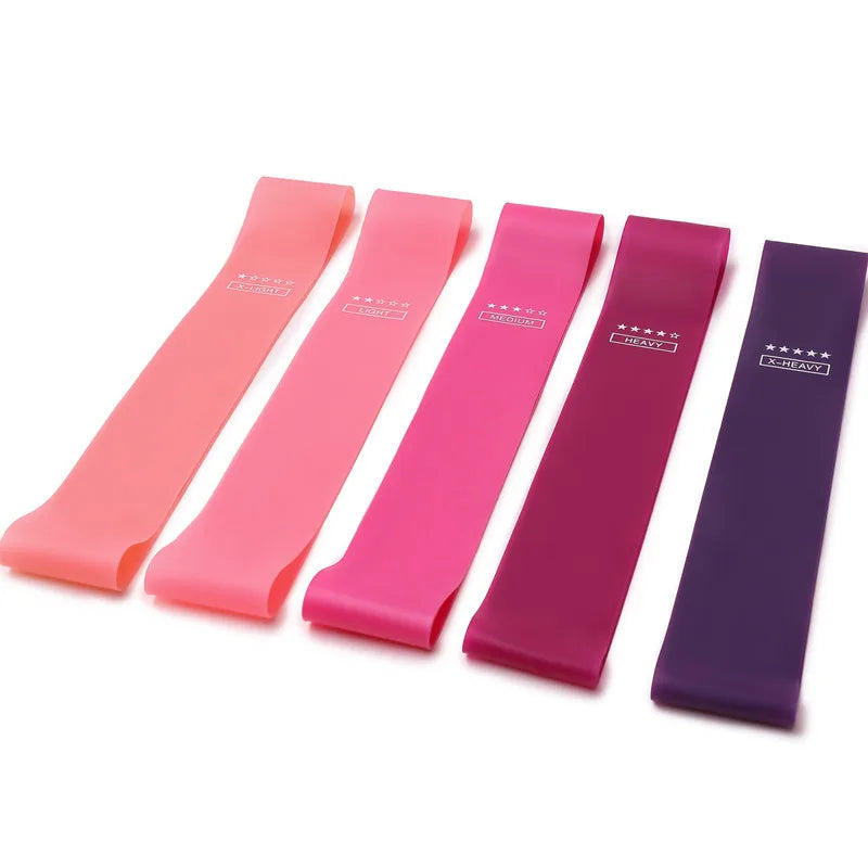 Fitness Gum Custom Logo Elastic Silicon Bands for Workout Equipment Training Exercise Gym Strength Resistance Sport Bands