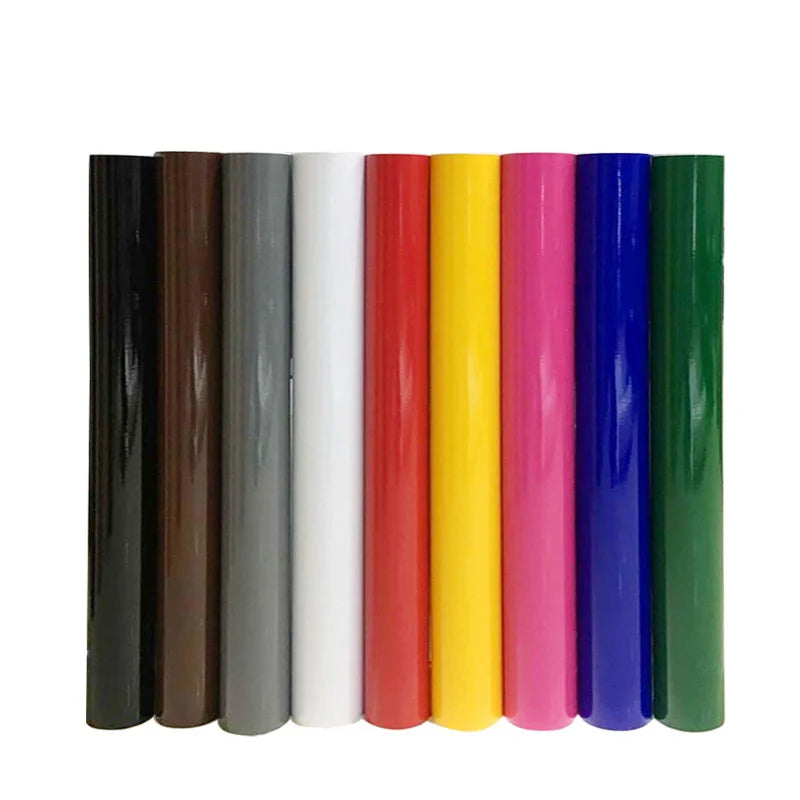 Durability 2-3 Years Opaque Glossy Matte Chrome Signboard Graphic Stickers Foil Self Adhesive Cutting Film Color PVC Vinyl Rolls