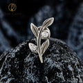 Leaf Earrings Zirconia Pvd Jewelry Piercing Womens ASTM F136 Gold Plated Fashion Earrings Lip Ear Tragus Flat Cartilage Tragus