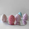 Silicone Candle Molds Easter Egg Molds for Resin Casting  Floral Easter Decorations DIY Crafting Supplies Fondant Cake Fondant