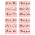 Thank You Labels Rectangles Shape Sticker Design Thank You Sticker for Supporting My Small Business