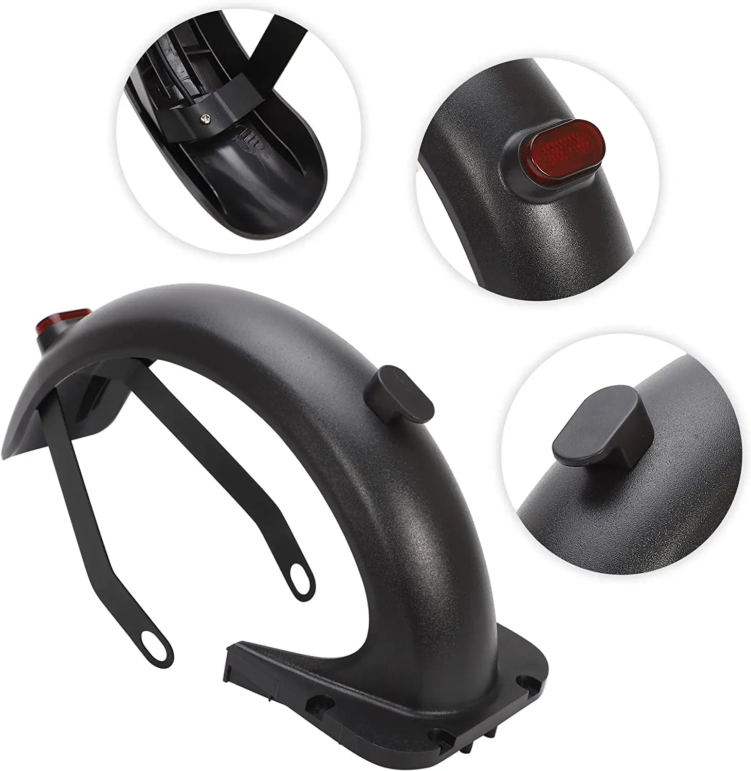 New Image EU Warehouse Electric Scooter Rear Mudguard Light Hook Scooter Rear Fender for Ninebot Max G30 E Scooter Fender