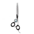 Professional Dog Grooming 6.5 Inch Straight Scissors Stainless Steel Blade Steel Haircut Tool for Hairdressers Safe Efficient