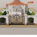 Customizable 6 Feet Iron Gate for Boundary Walls and Main Gates-Eco-Friendly Powder Coated Design
