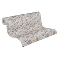 Made in Germany - Luxury Wallpaper rolls Flowers Grey Brown White Black Non Woven Contract Wallpaper Florals - 1005 x 053 m