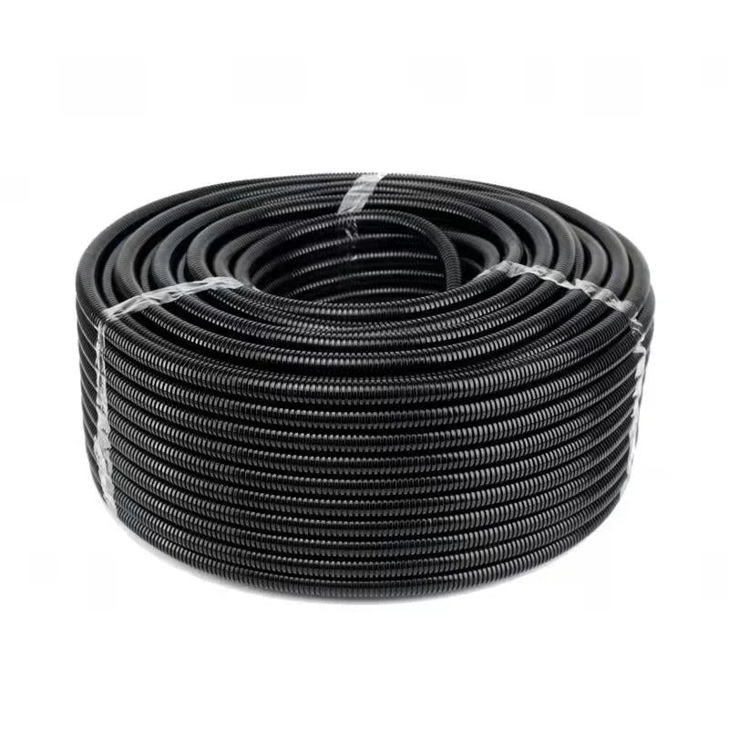 Factory Cheap Black Nylon PA PE PP Plastic Corrugated Tube