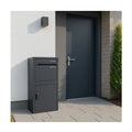 Outdoor Smart Locker Intelligent Storage Mail Parcel Delivery Box Free-Standing Steel Anti-Theft Large Package Mail Drop POST